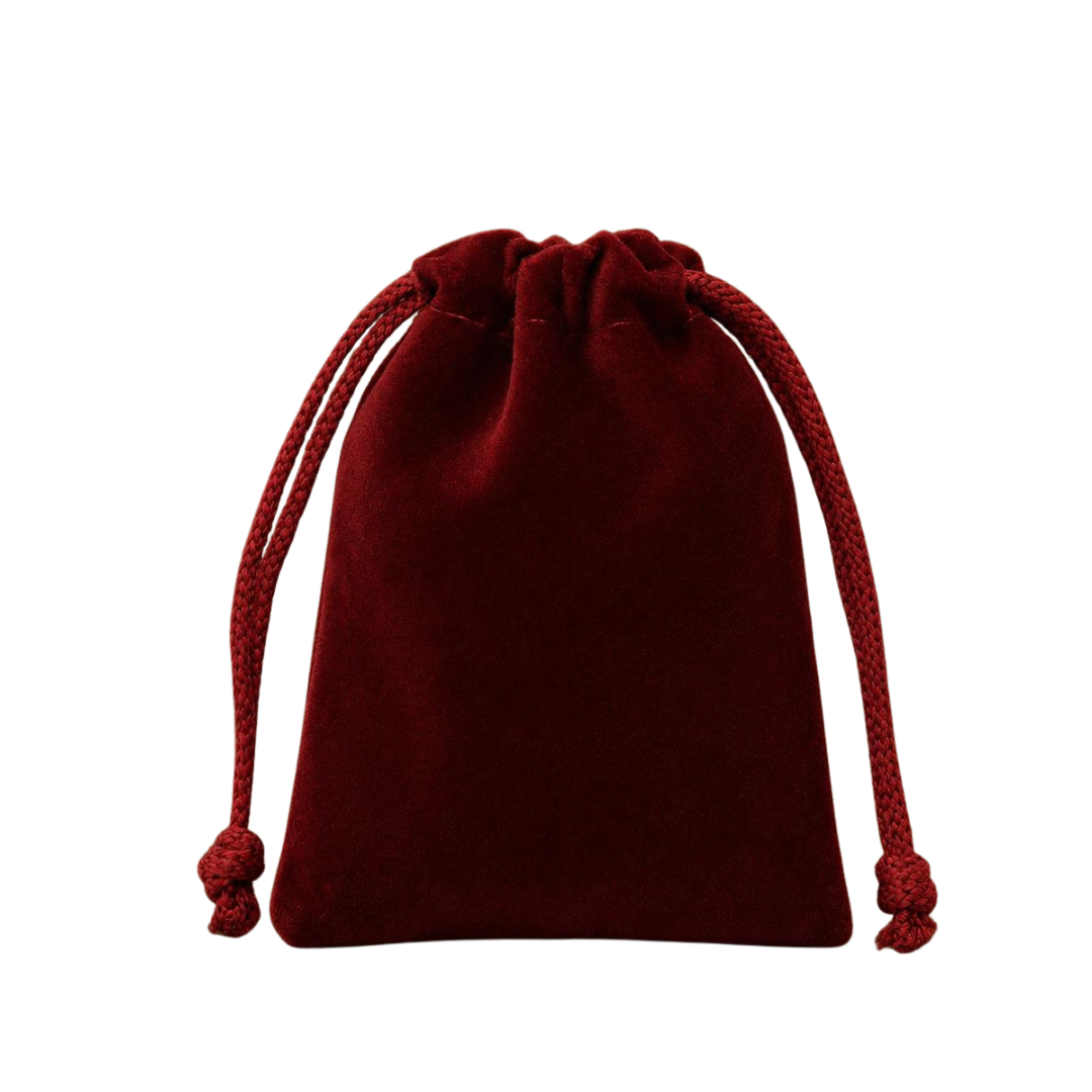 Bolsa de Terciopelo Roja